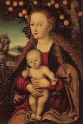 Lucas Cranach the Elder Madonna and Child Under an Apple Tree China oil painting reproduction